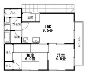 コーポ慶 Ⅲの物件間取画像